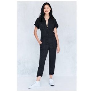 BDG Black Overalls